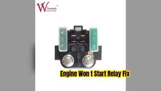 মোটরসাইকেল স্টার্টার রিলে ফিক্স ইঞ্জিন স্টার্ট