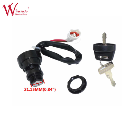 YAMAHA YFM 350 ISO9001 ব্ল্যাক অন/অফ এর জন্য মোটরসাইকেল ইগনিশন সুইচ সেটআপ