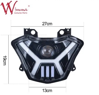 কাওয়াসাকি Z650 এবং Versys X300 এর জন্য LED হেডলাইট একটি মসৃণ কালো